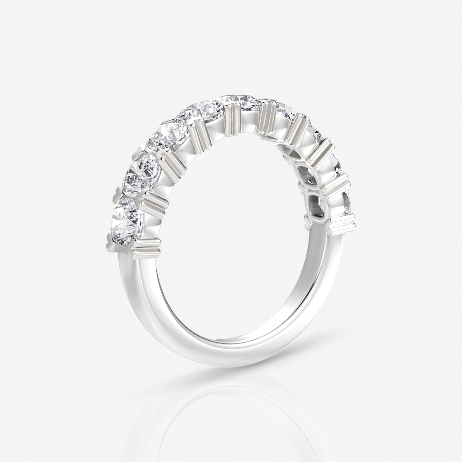 14kt white gold/18kt white gold/platinum/2.00/side