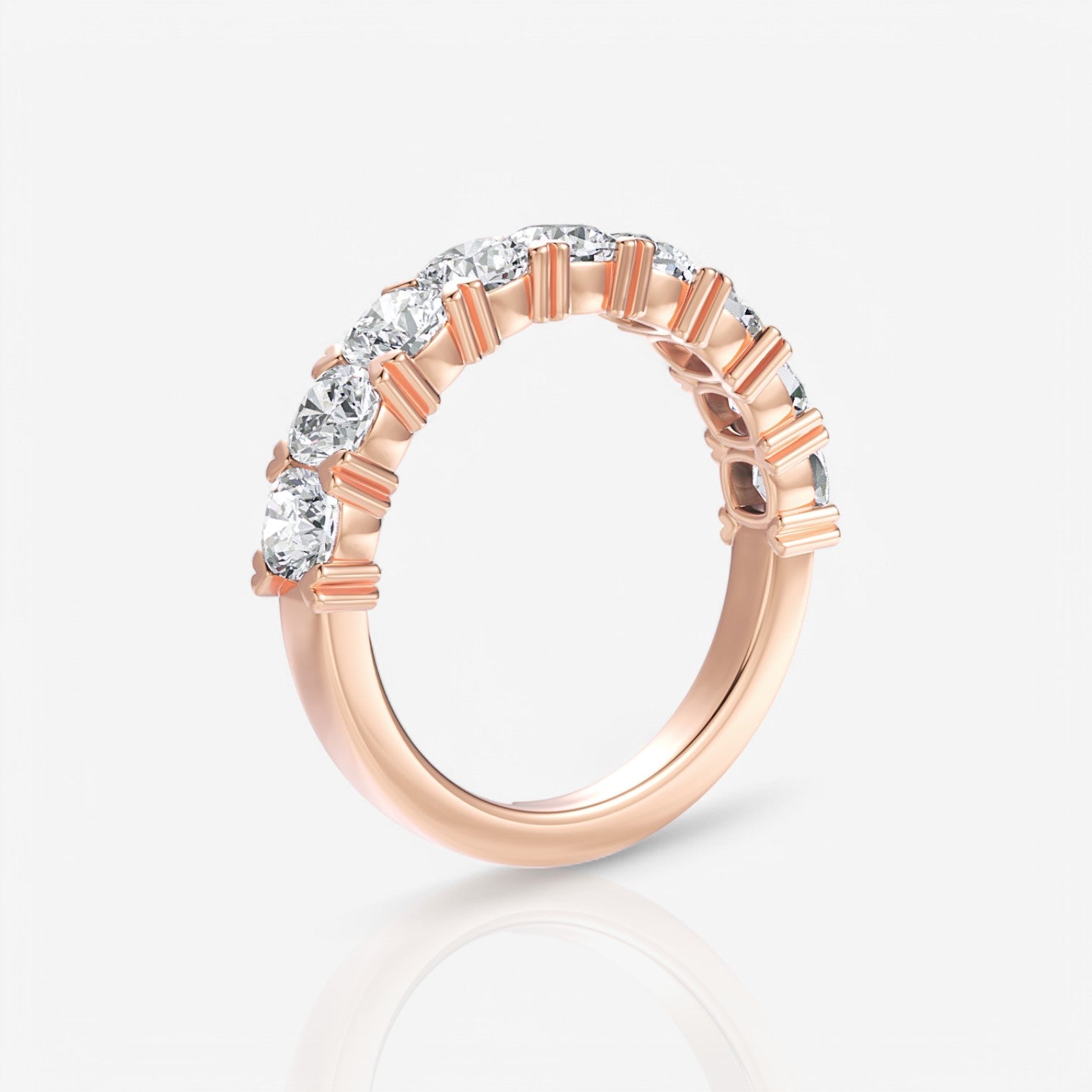 18kt rose gold/3.00/side