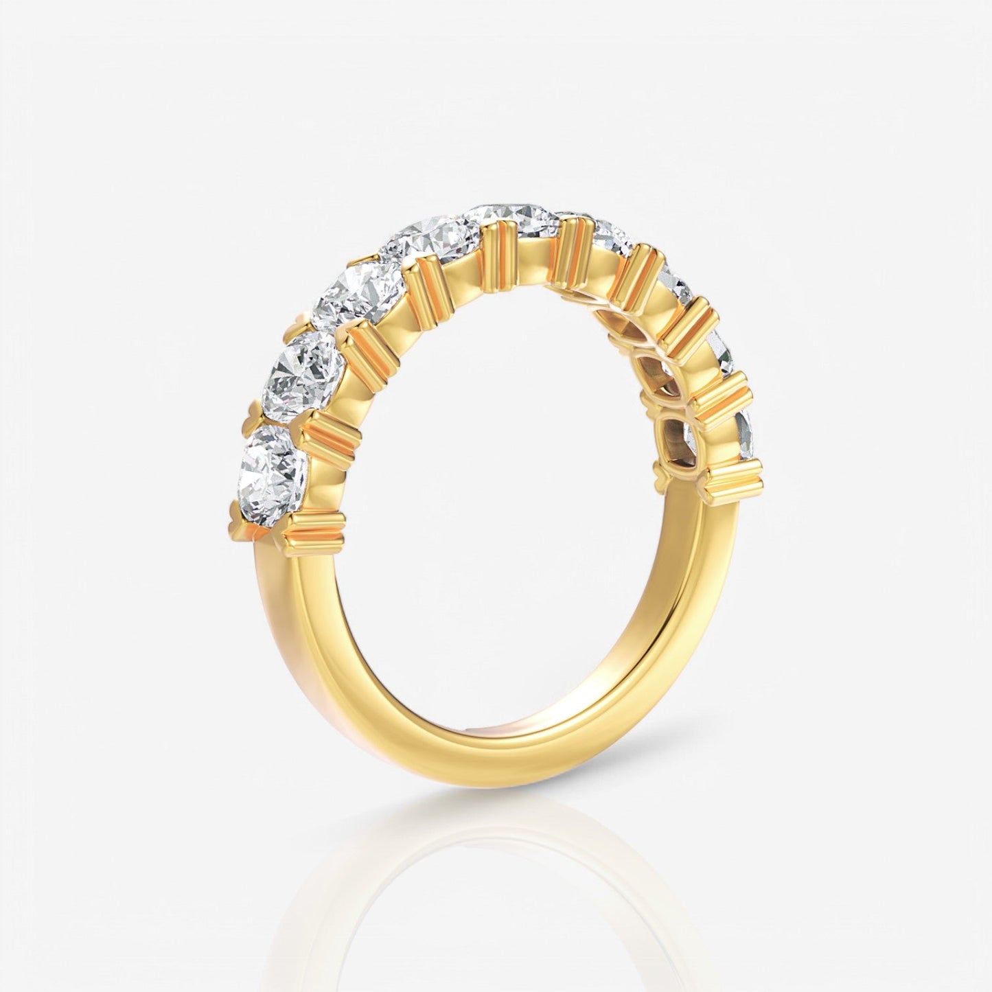 18kt yellow gold/3.00/side