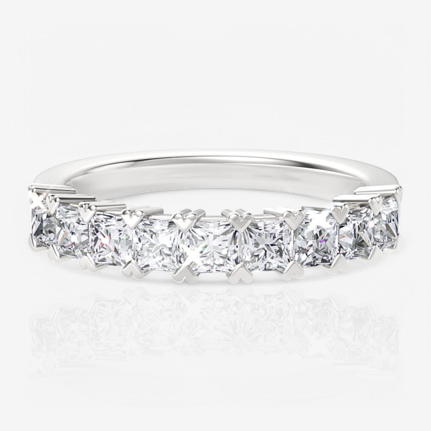 14kt white gold/18kt white gold/platinum/0.75/top