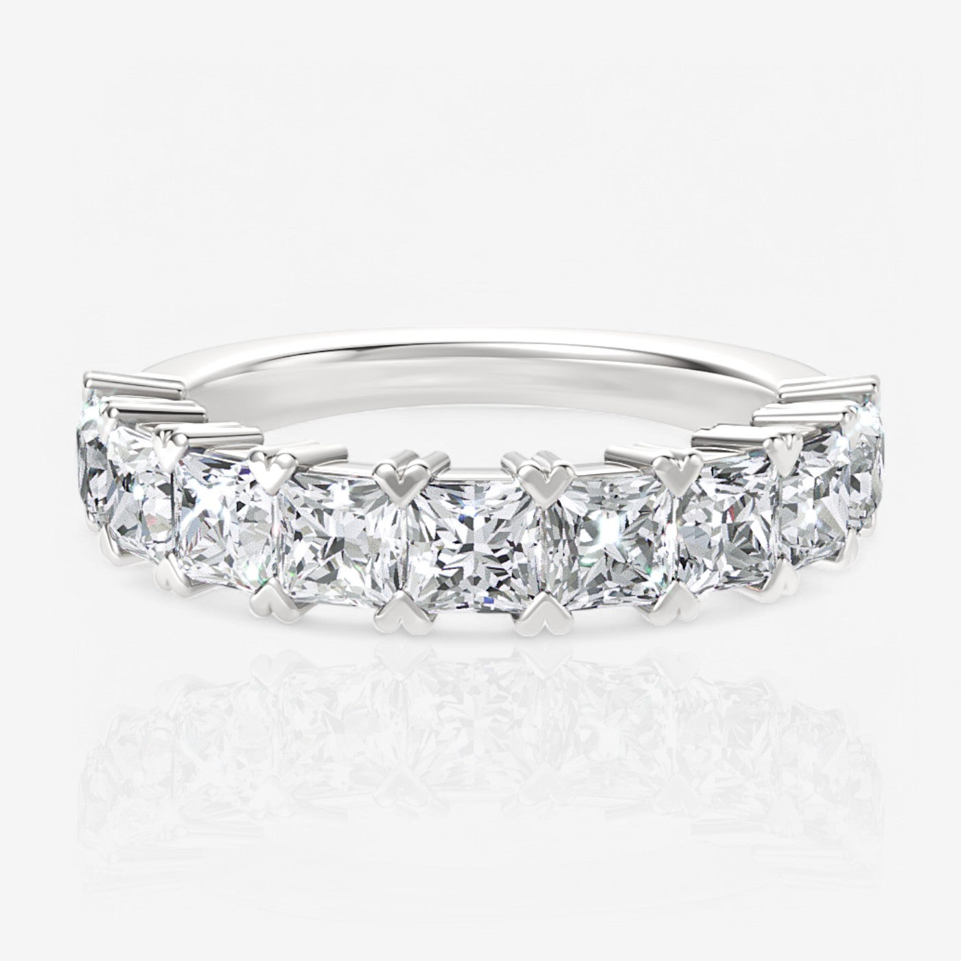 14kt white gold/18kt white gold/platinum/3.00/top