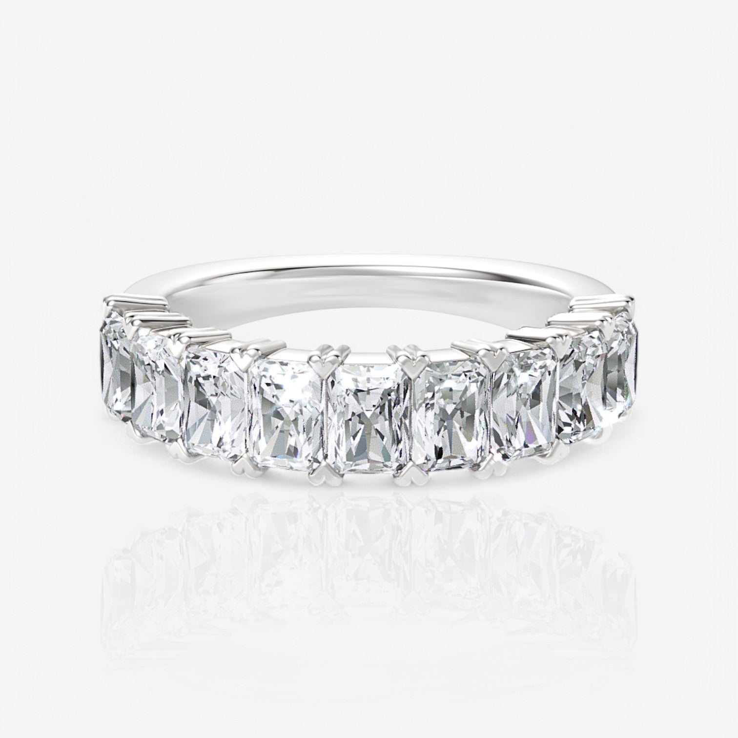 14kt white gold/18kt white gold/platinum/3.00/top