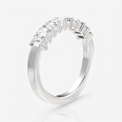14kt white gold/18kt white gold/platinum/1.00/side