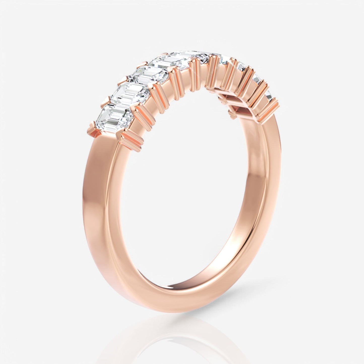 18kt rose gold/0.50/side