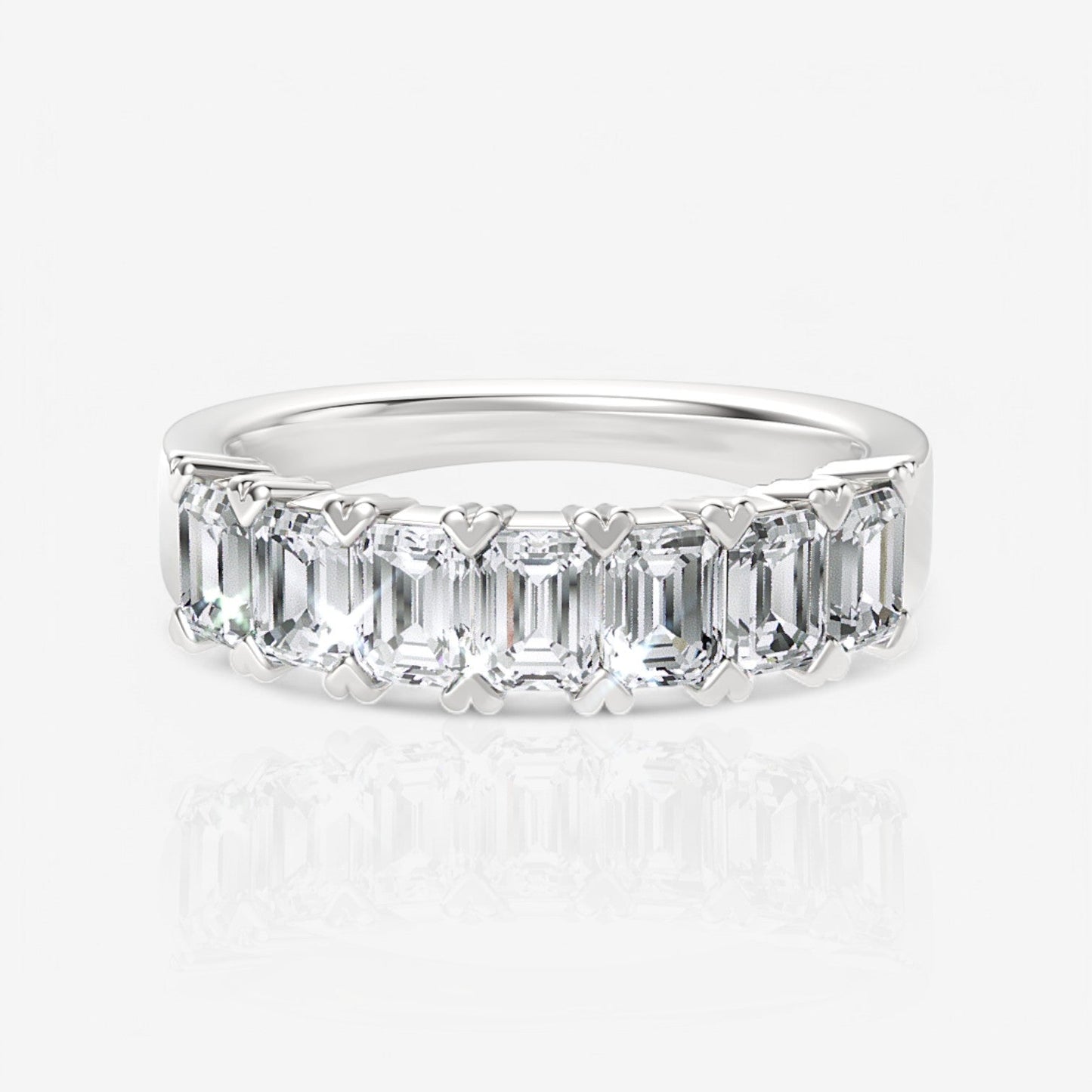 14kt white gold/18kt white gold/platinum/3.00/top