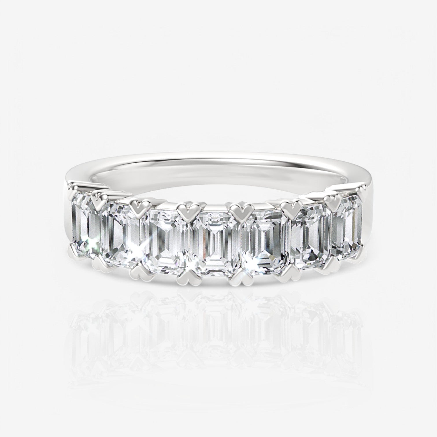14kt white gold/18kt white gold/platinum/3.00/top