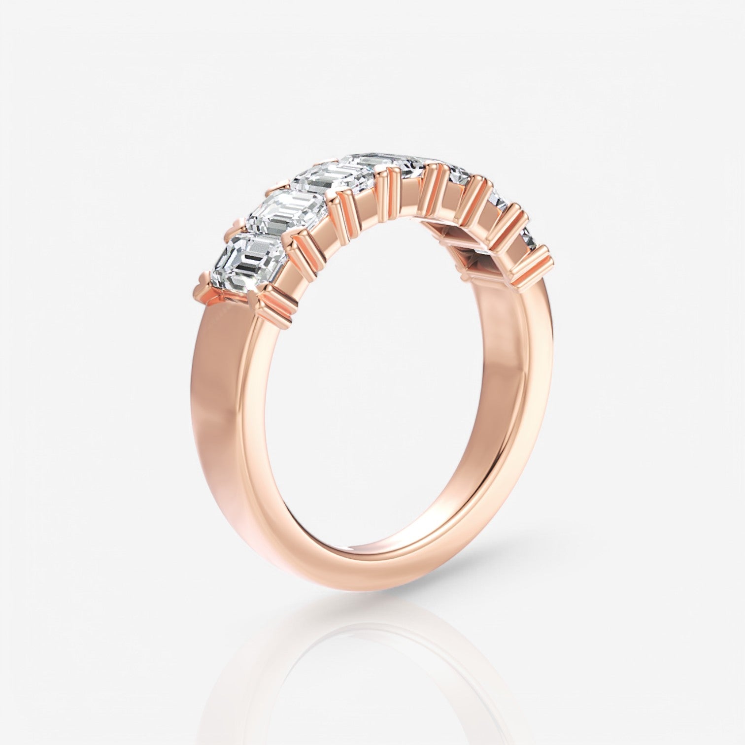 18kt rose gold/3.00/side