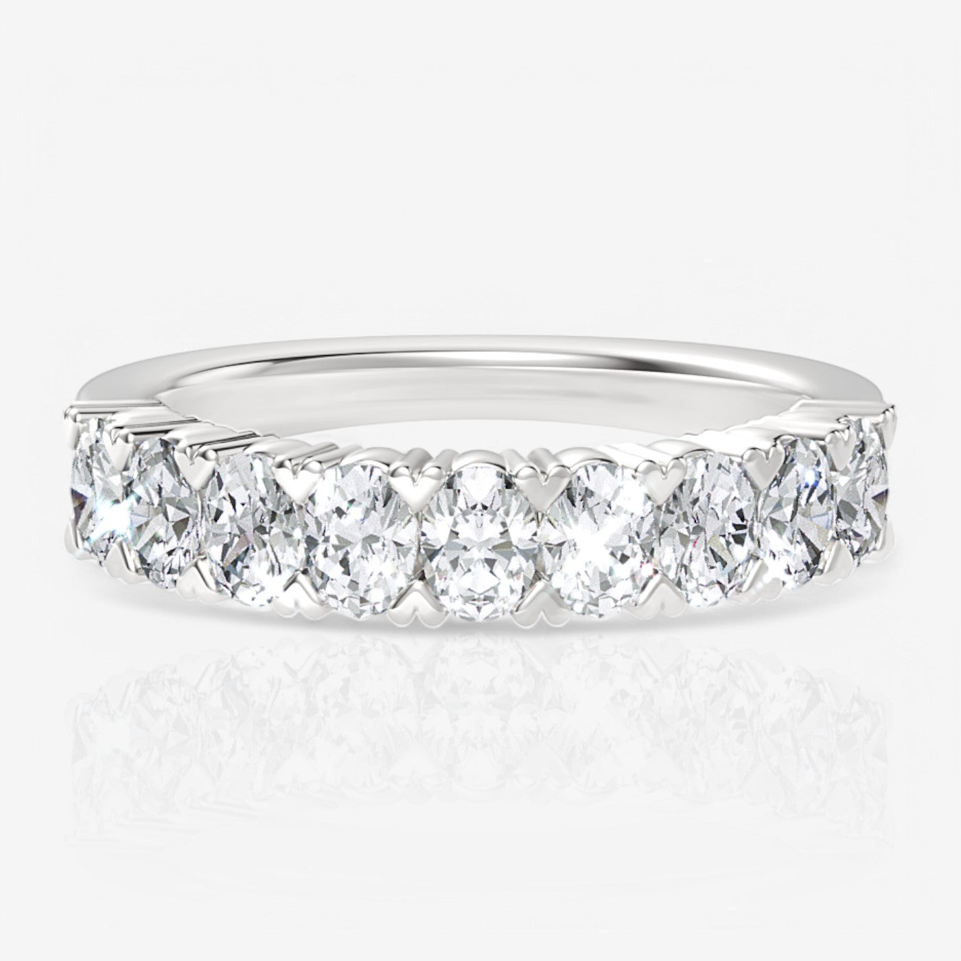 14kt white gold/18kt white gold/platinum/1.00/top