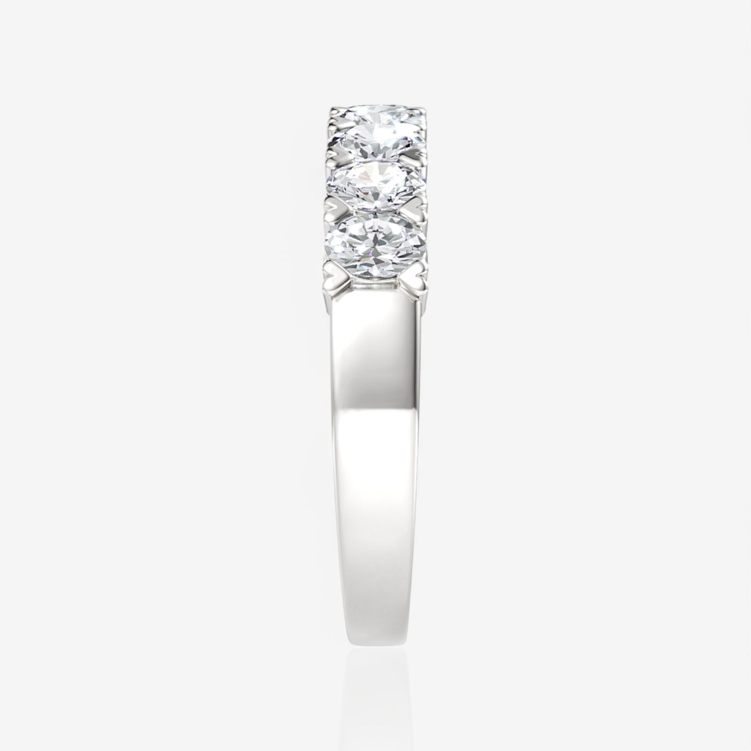 14kt white gold/18kt white gold/platinum/1.00/perspective