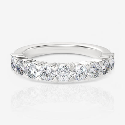 14kt white gold/18kt white gold/platinum/0.75/top
