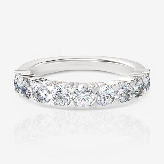 14kt white gold/18kt white gold/platinum/0.75/top