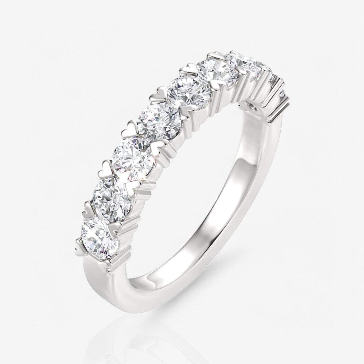 14kt white gold/18kt white gold/platinum/0.75/front
