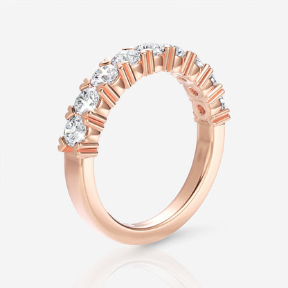 18kt rose gold/1.00/side