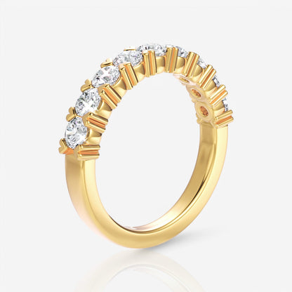 18kt yellow gold/1.00/side
