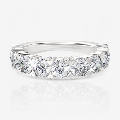 14kt white gold/18kt white gold/platinum/3.00/top