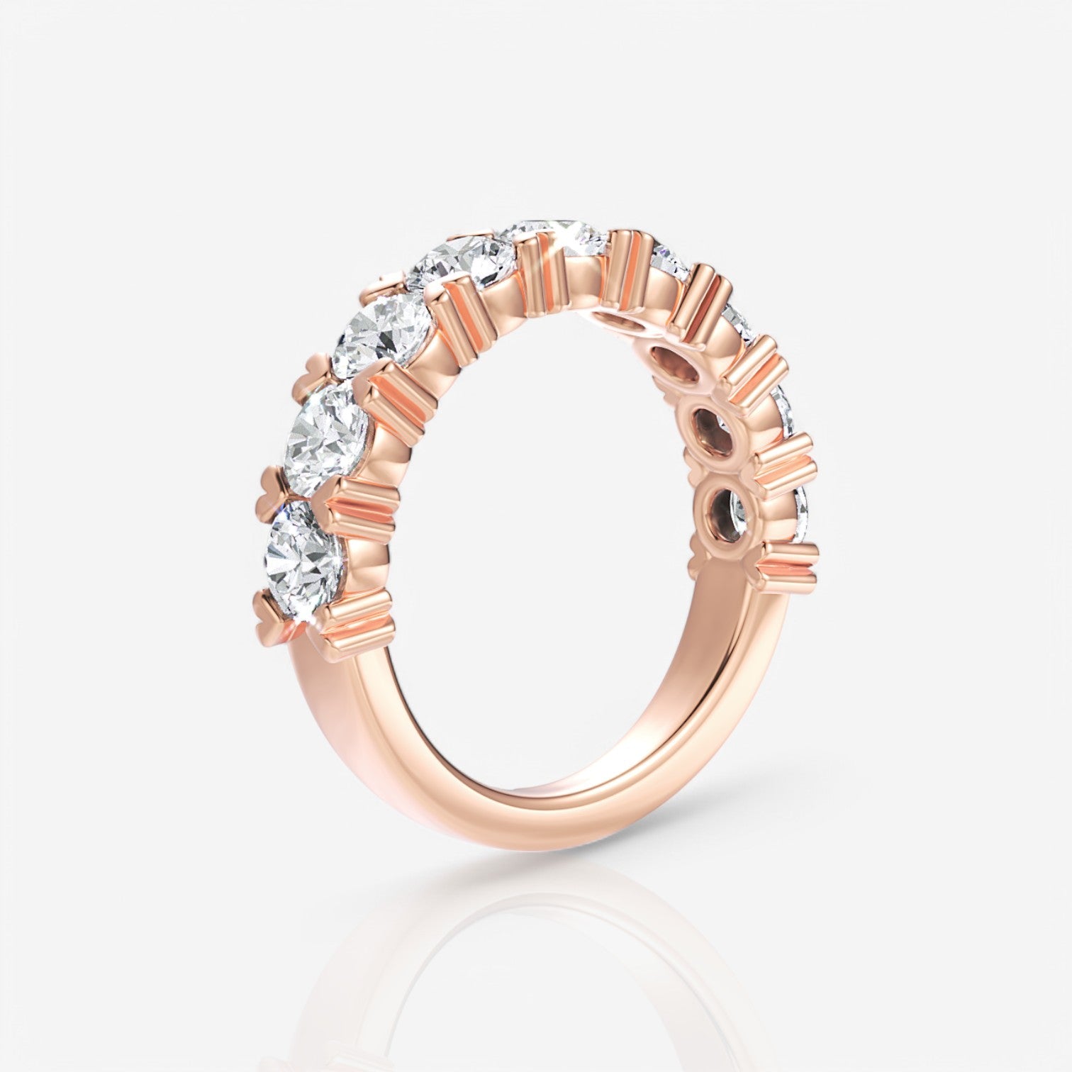 18kt rose gold/3.00/side