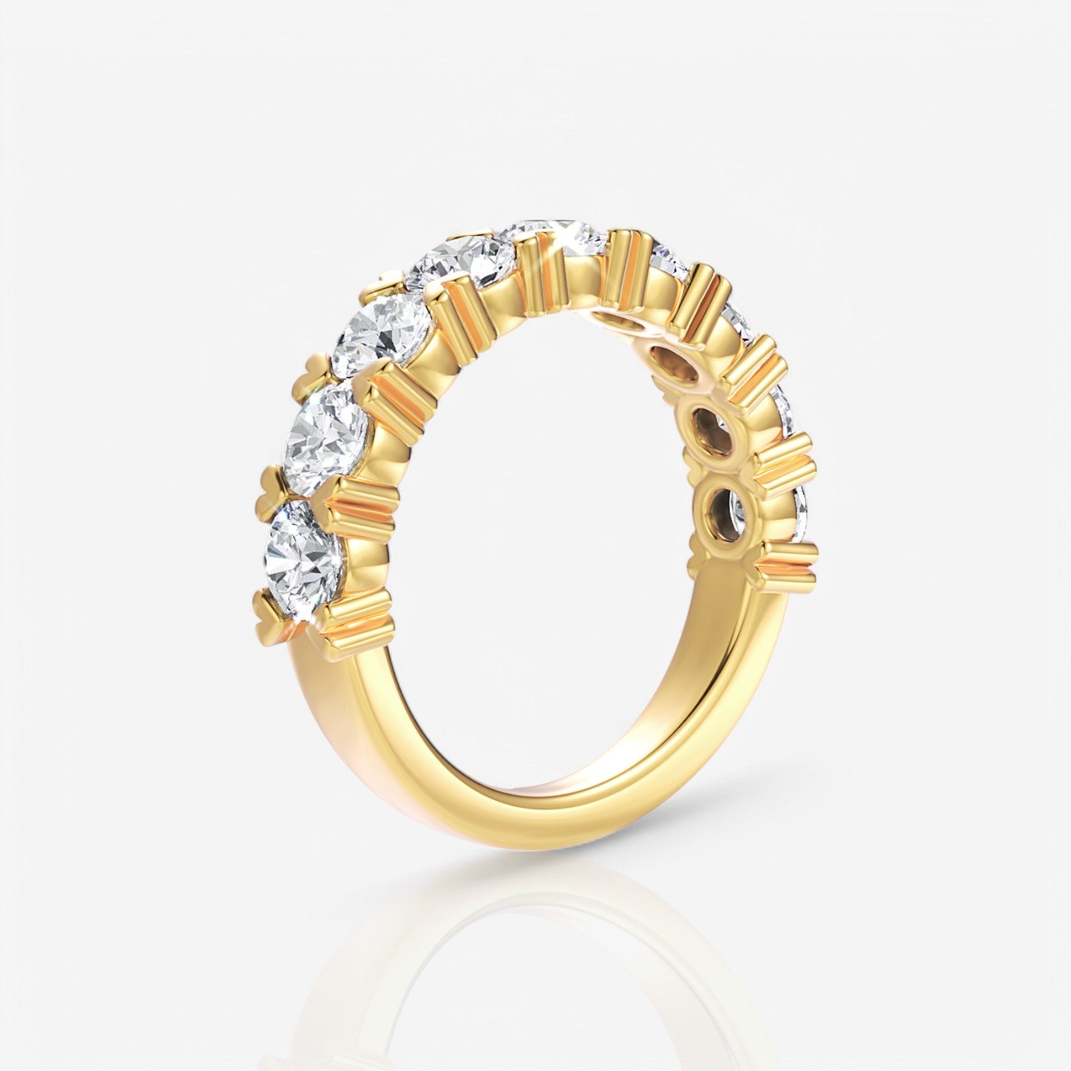18kt yellow gold/3.00/side