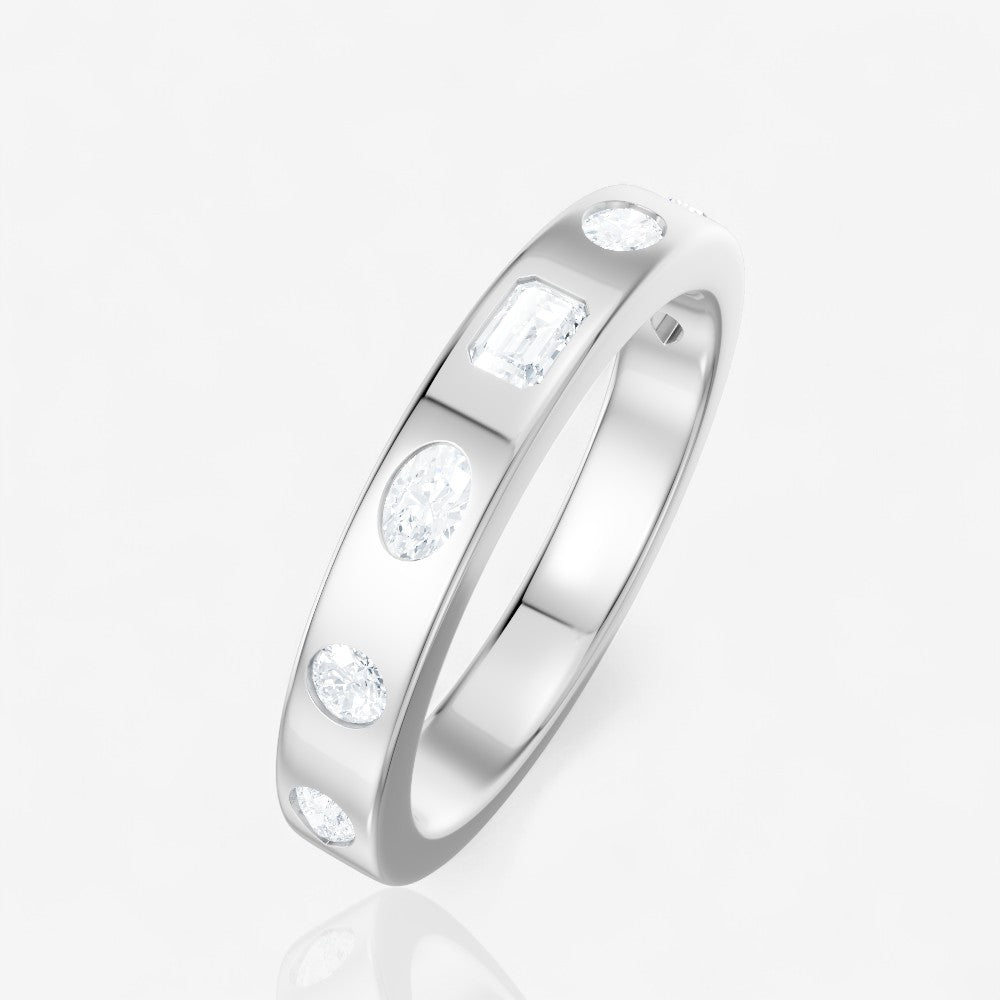 14kt white gold/side