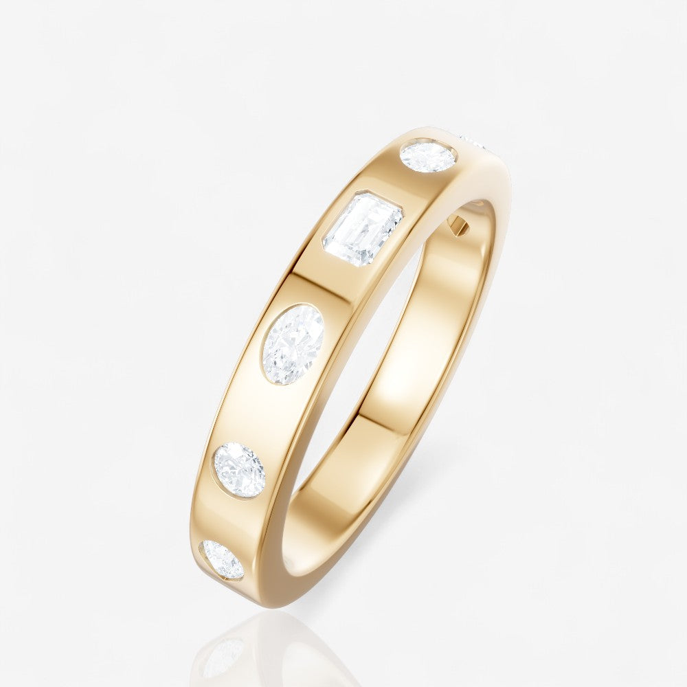 14kt yellow gold/side