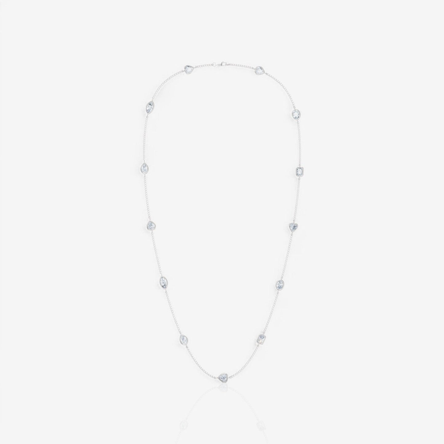 14kt white gold/18kt white gold/platinum/5.00/side