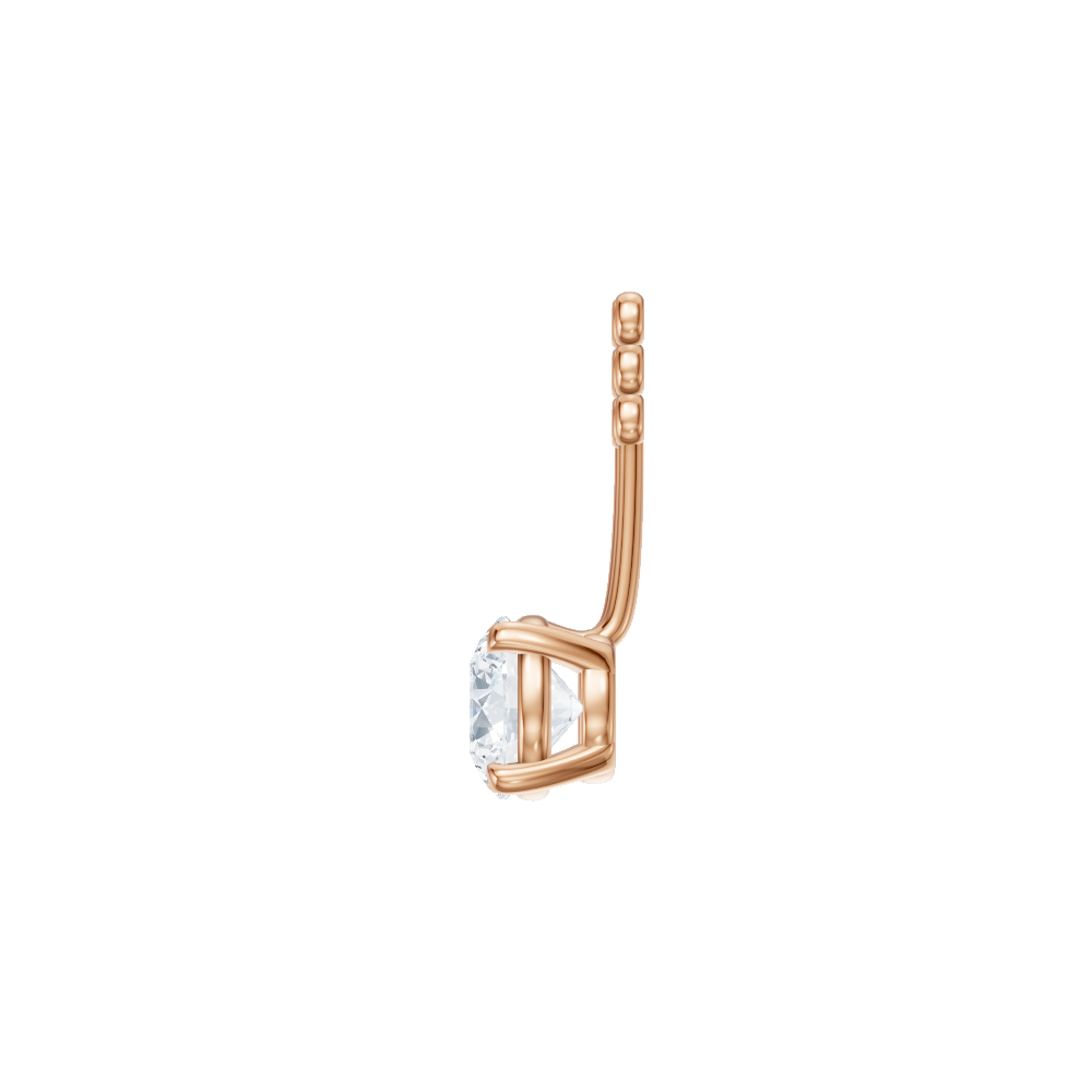 18kt rose gold/2.00/side