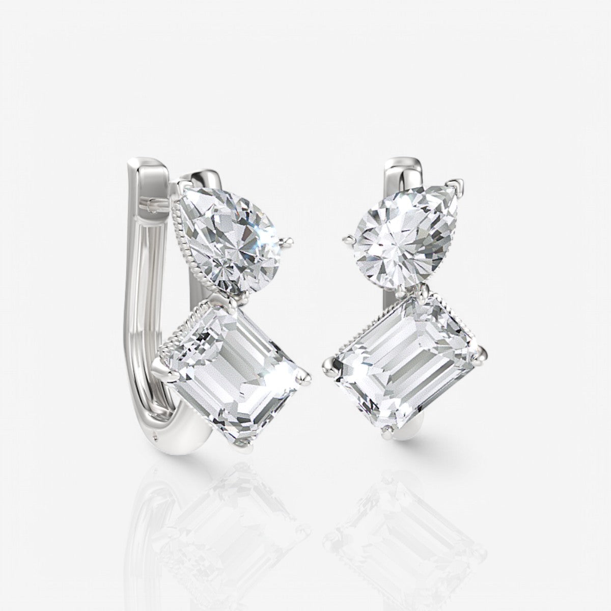 14kt white gold/18kt white gold/platinum/4.00/top