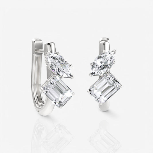 14kt white gold/18kt white gold/platinum/2.00/top