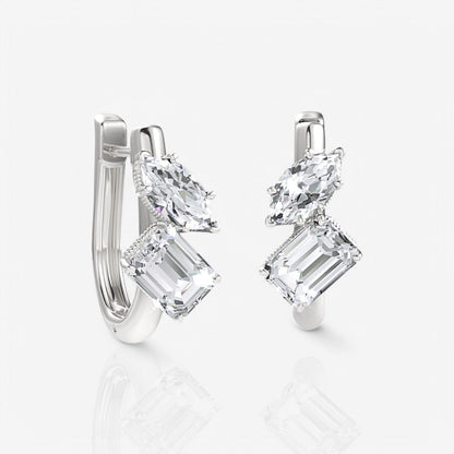 14kt white gold/18kt white gold/platinum/3.00/top