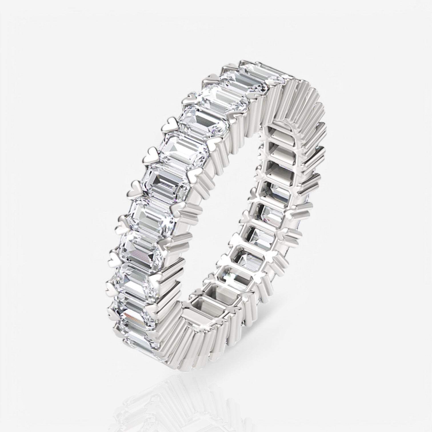 14kt white gold/18kt white gold/platinum/3.00/3/3.5/4/4.5/5/5.5/6/6.5/7/7.5/8/8.5/9/front