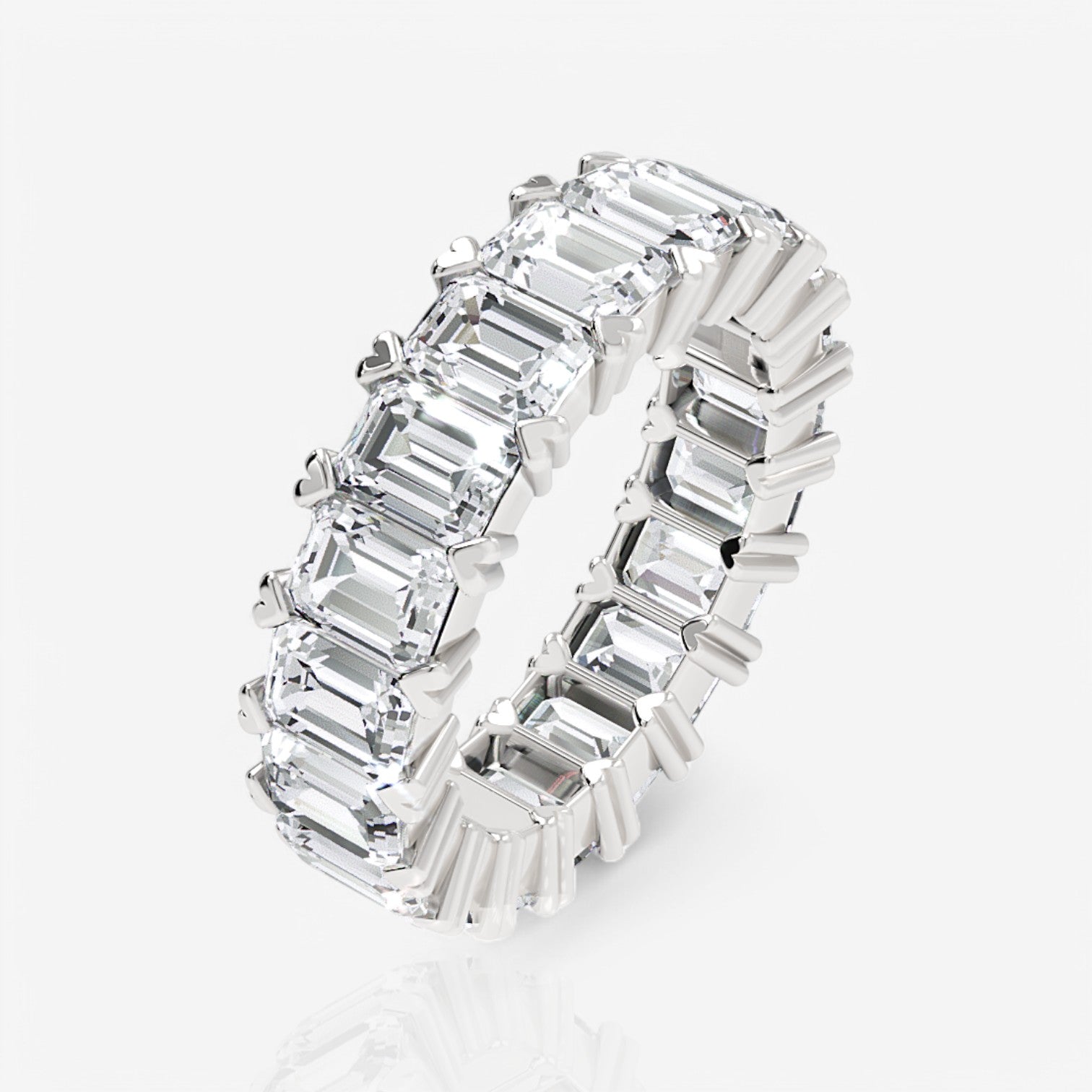 14kt white gold/18kt white gold/platinum/8.00/3/3.5/4/4.5/5/5.5/6/6.5/7/7.5/8/8.5/9/front