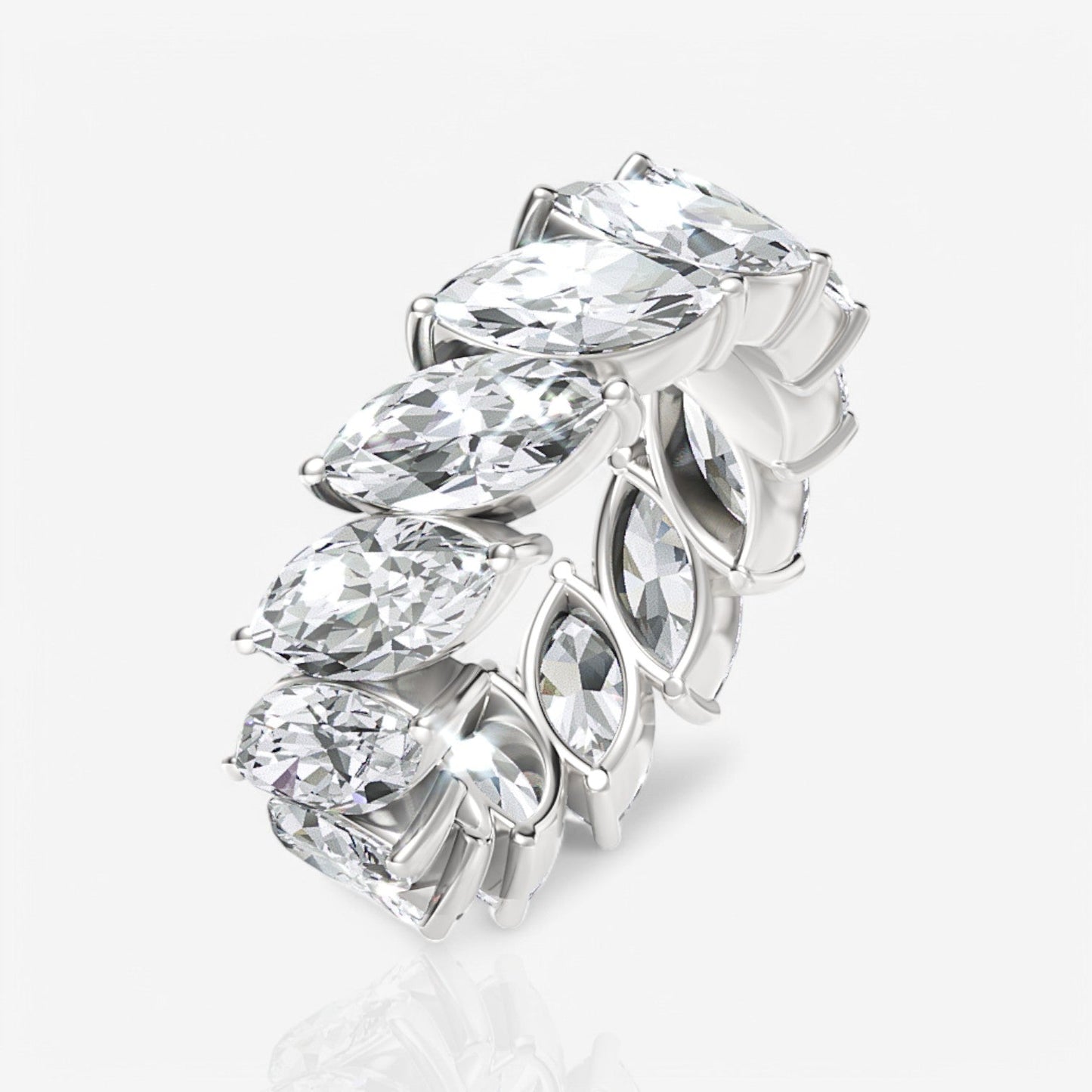 14kt white gold/18kt white gold/platinum/8.00/3/3.5/4/4.5/5/5.5/6/6.5/7/7.5/8/8.5/9/front