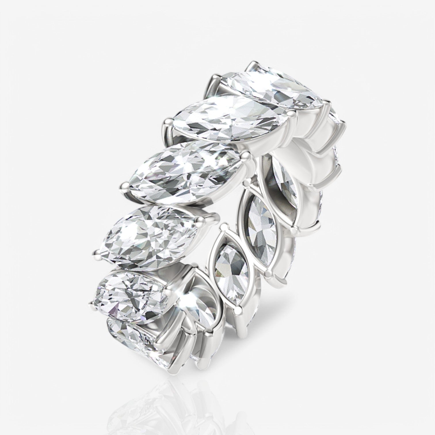 14kt white gold/18kt white gold/platinum/8.00/3/3.5/4/4.5/5/5.5/6/6.5/7/7.5/8/8.5/9/front