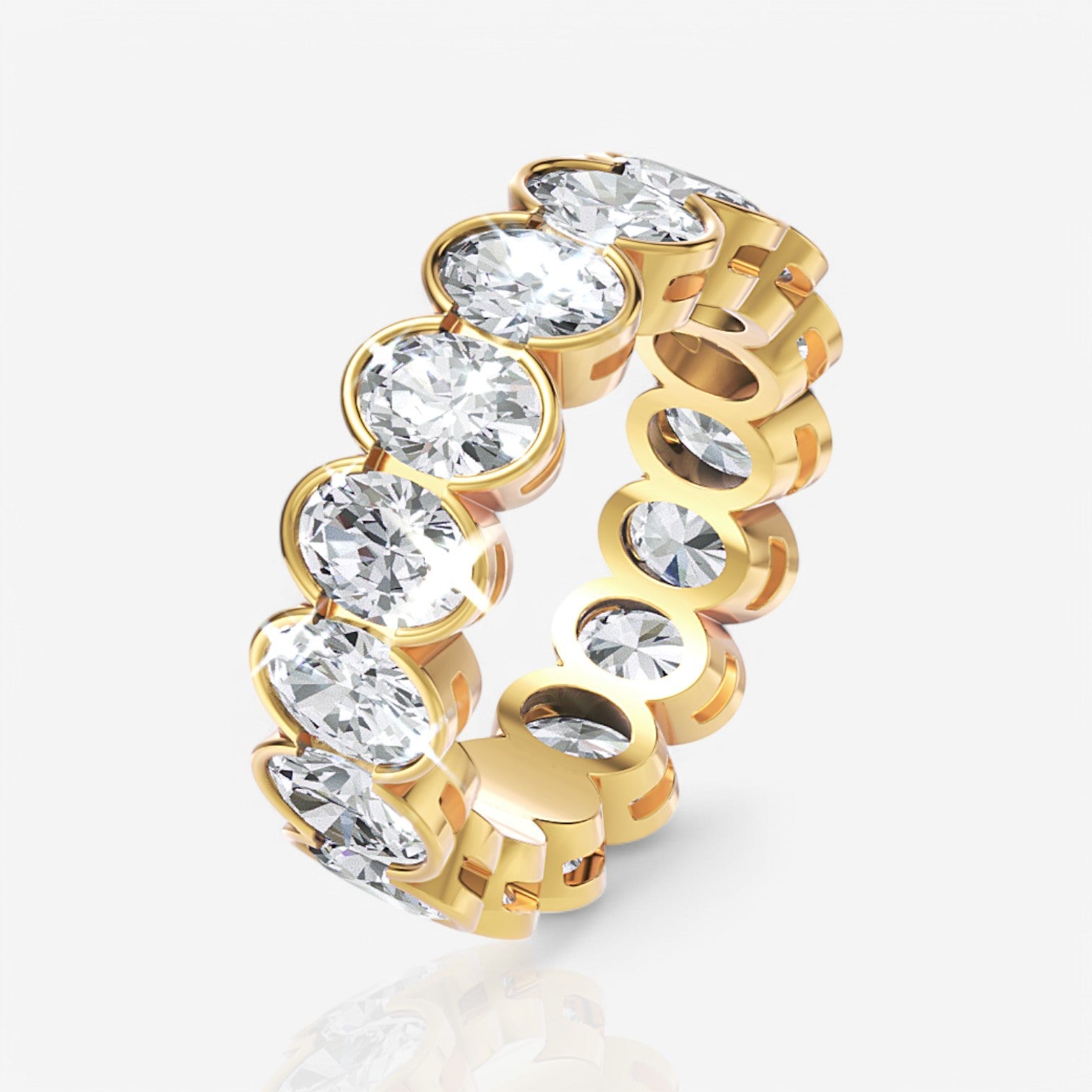 18kt yellow gold/5.00/3/3.5/4/4.5/5/5.5/6/6.5/7/7.5/8/8.5/9/front
