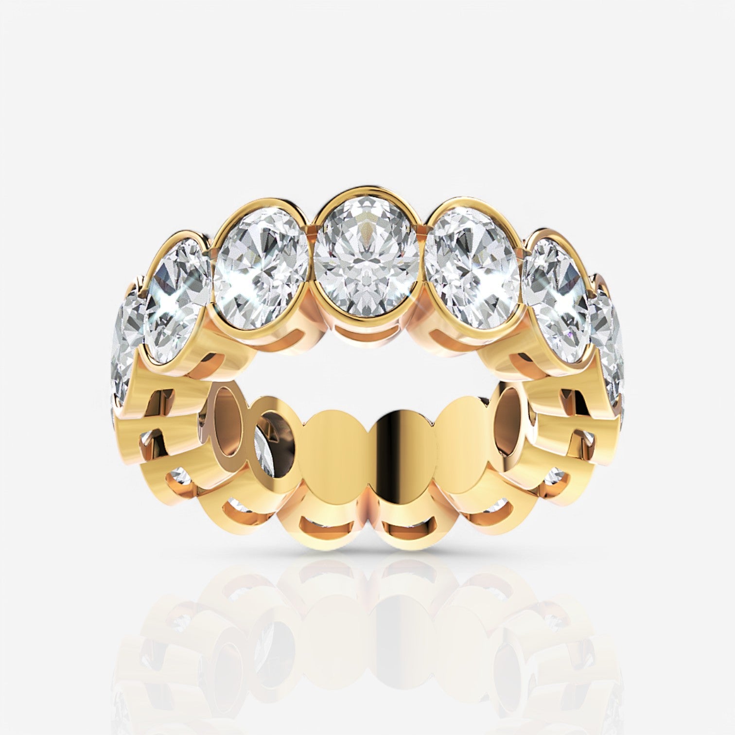 18kt yellow gold/10.00/3/3.5/4/4.5/5/5.5/6/6.5/7/7.5/8/8.5/9/top