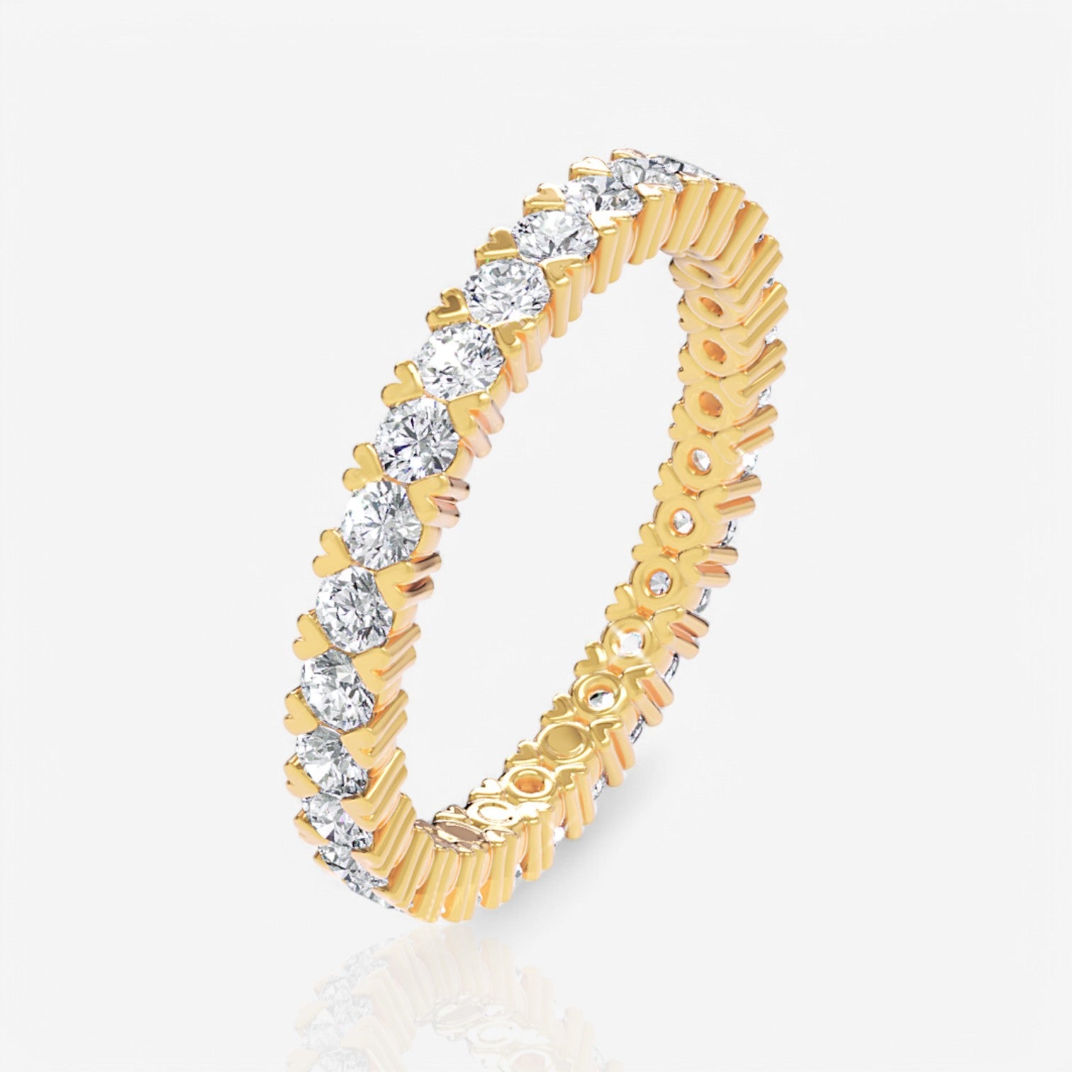18kt yellow gold/2.00/3/3.5/4/4.5/5/5.5/6/6.5/7/7.5/8/8.5/9/front