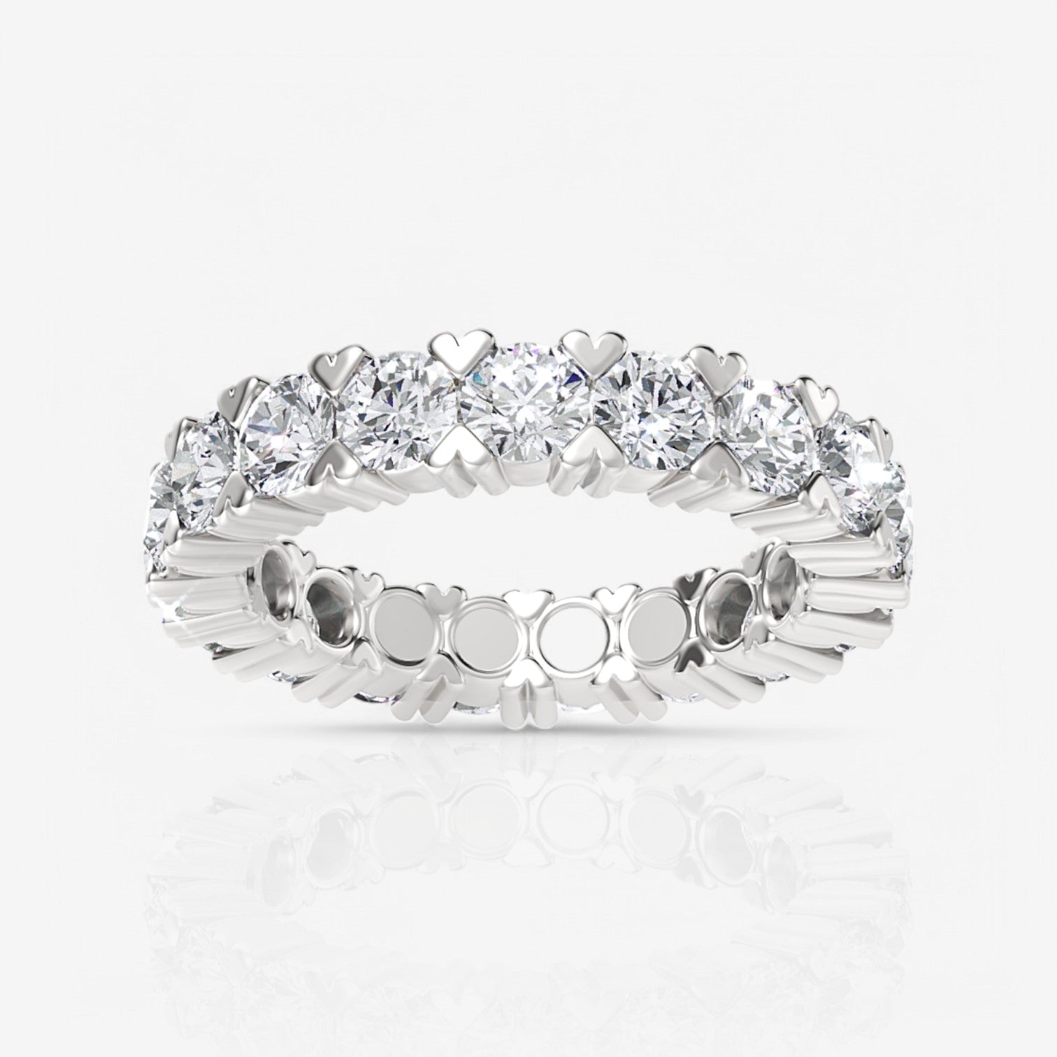 14kt white gold/18kt white gold/platinum/4.00/3/3.5/4/4.5/5/5.5/6/6.5/7/7.5/8/8.5/9/top