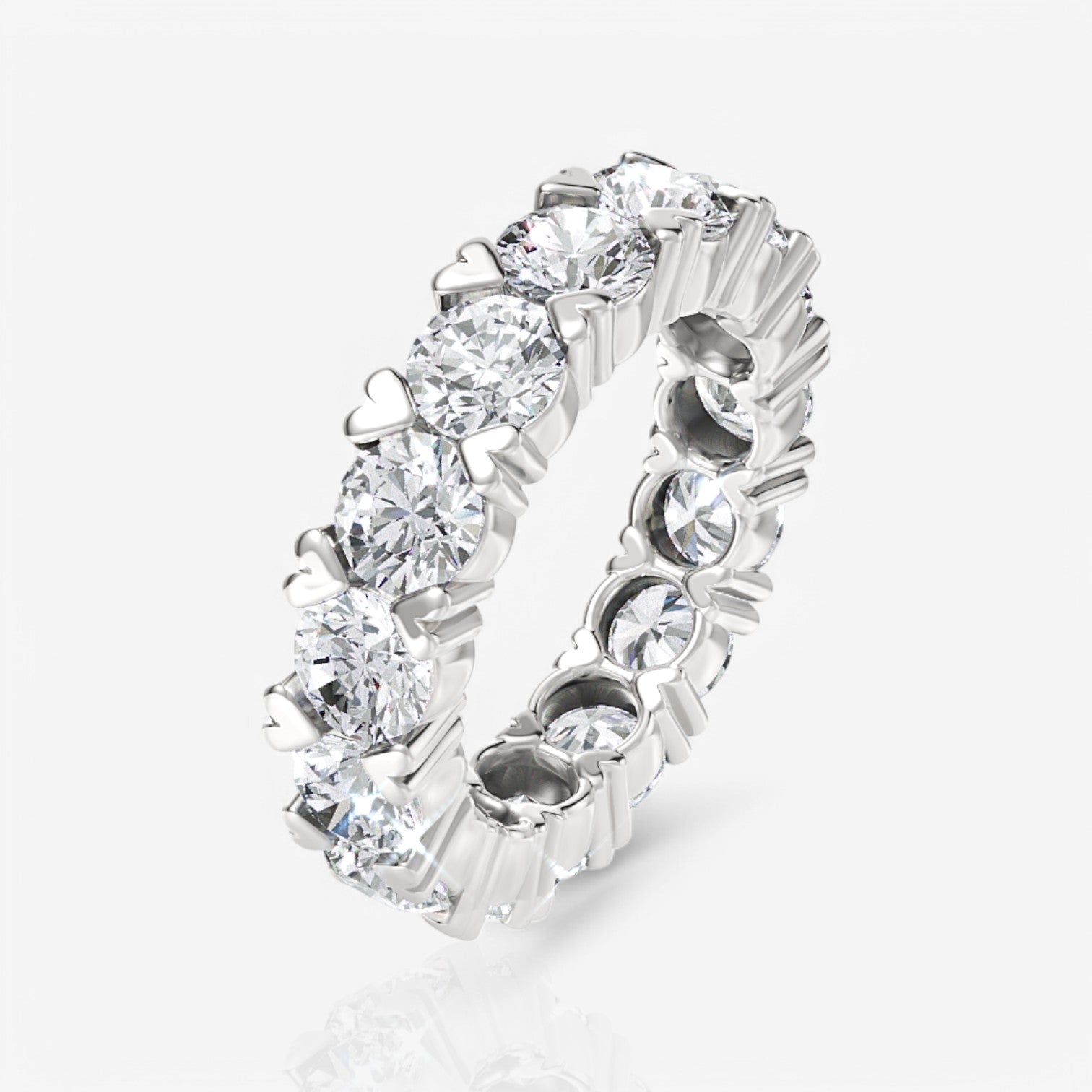 14kt white gold/18kt white gold/platinum/6.00/3/3.5/4/4.5/5/5.5/6/6.5/7/7.5/8/8.5/9/front