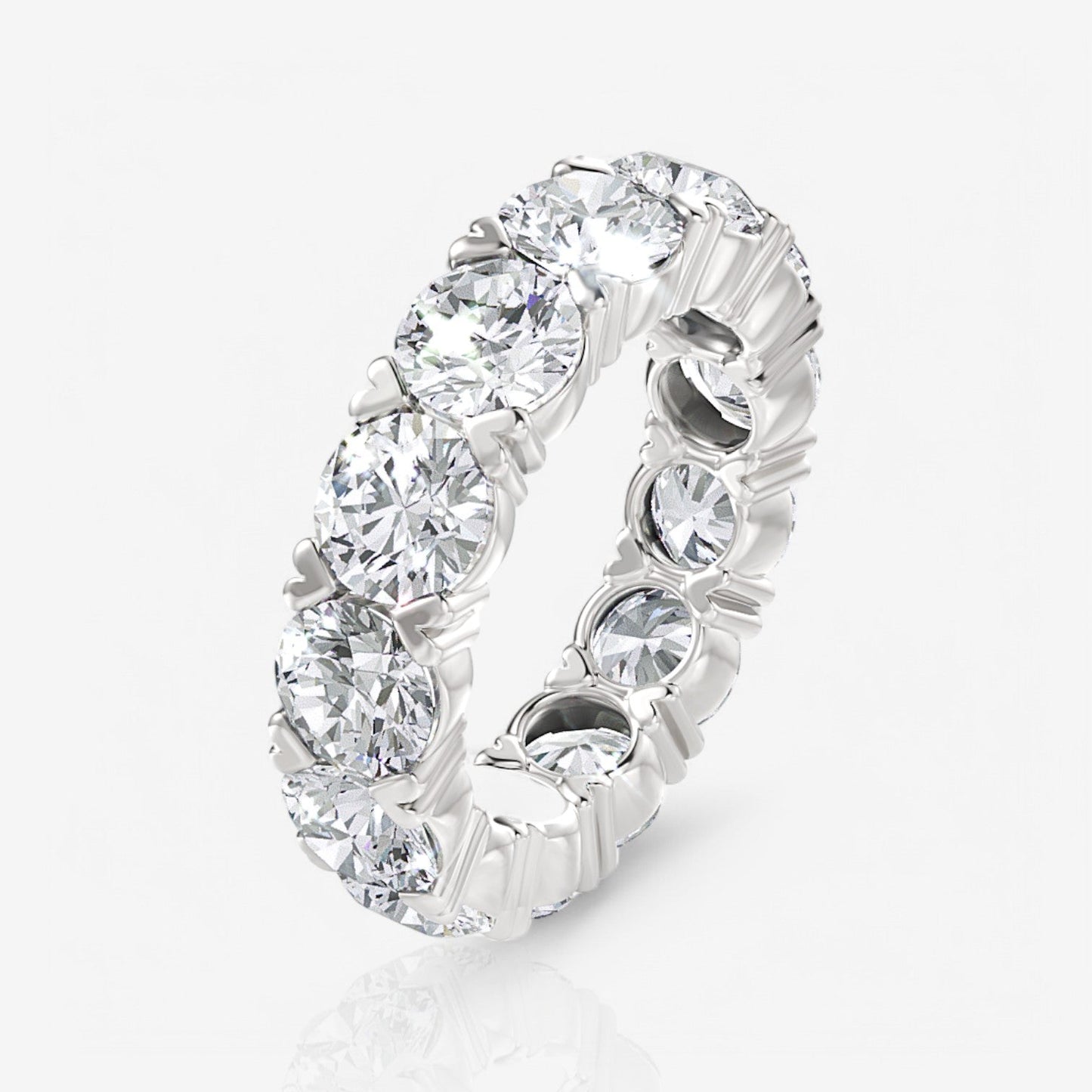 14kt white gold/18kt white gold/platinum/8.00/3/3.5/4/4.5/5/5.5/6/6.5/7/7.5/8/8.5/9/front