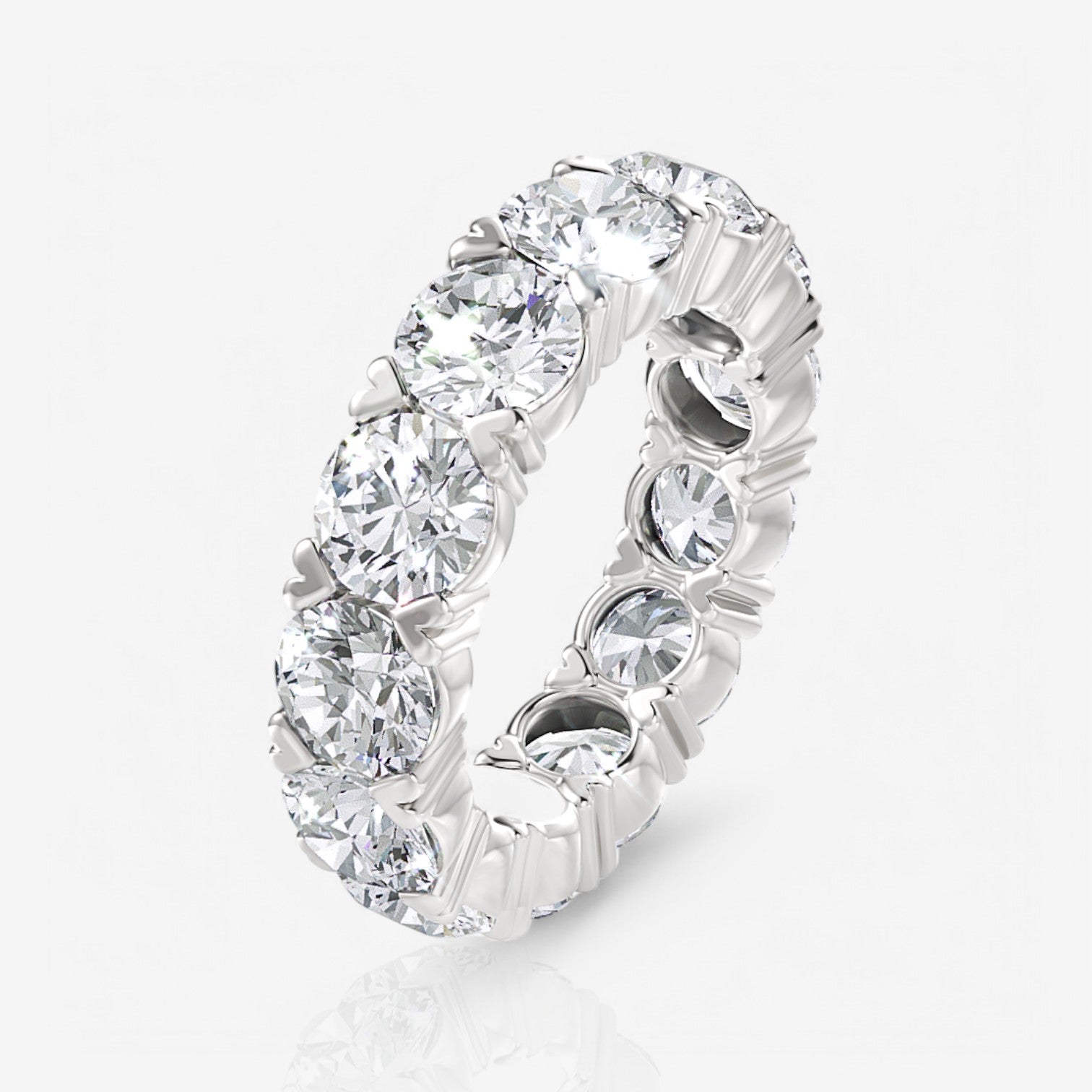14kt white gold/18kt white gold/platinum/8.00/3/3.5/4/4.5/5/5.5/6/6.5/7/7.5/8/8.5/9/front