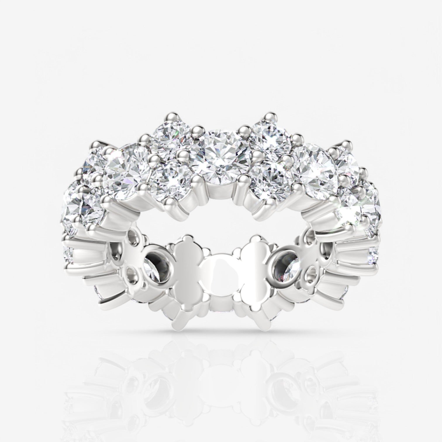 14kt white gold/18kt white gold/platinum/5.00/3/3.5/4/4.5/5/5.5/6/6.5/7/7.5/8/8.5/9/top