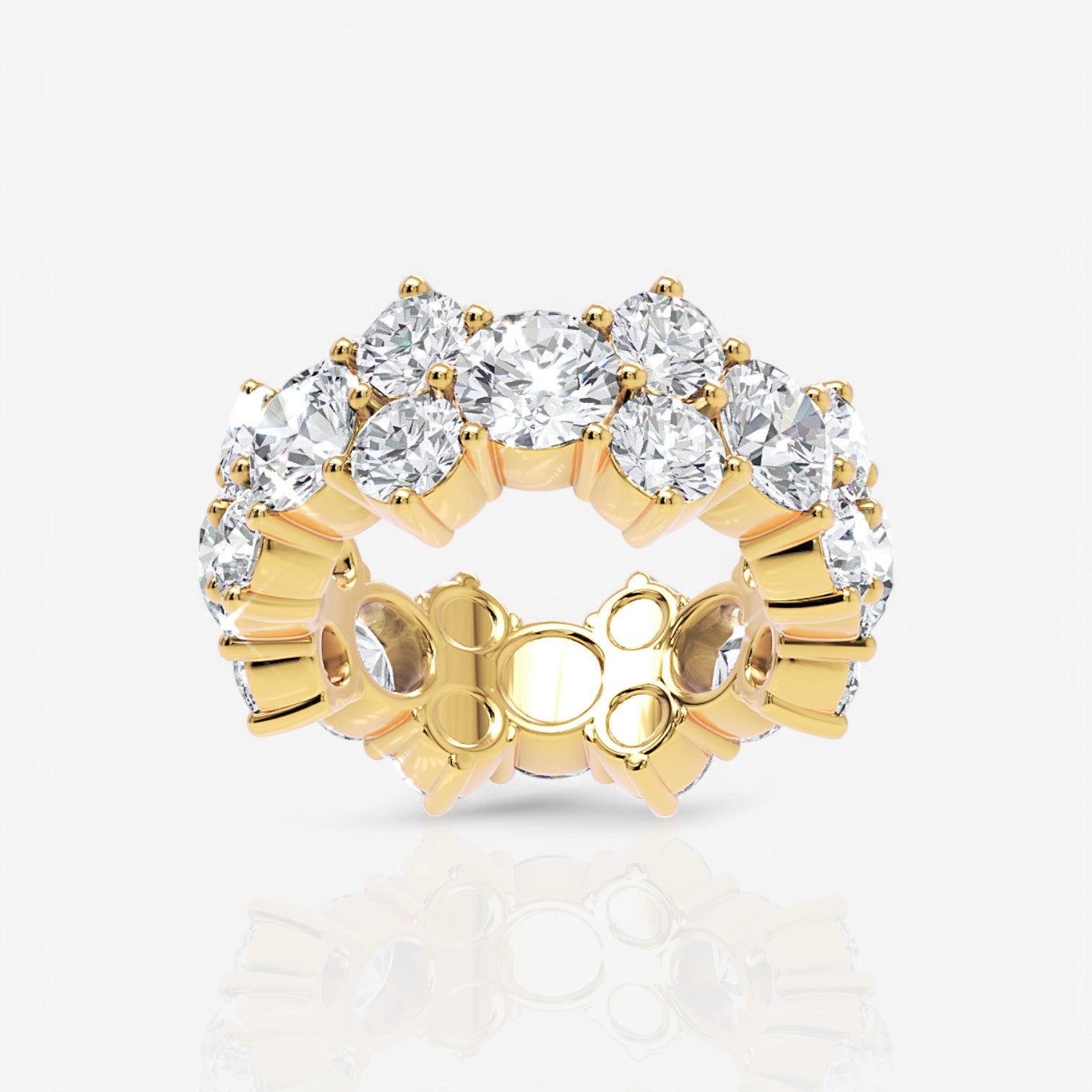 18kt yellow gold/10.00/3/3.5/4/4.5/5/5.5/6/6.5/7/7.5/8/8.5/9/top