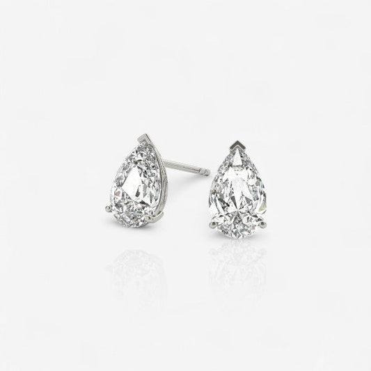 14kt white gold/18kt white gold/platinum/0.60/0.80/1.00/push-back/screw-back