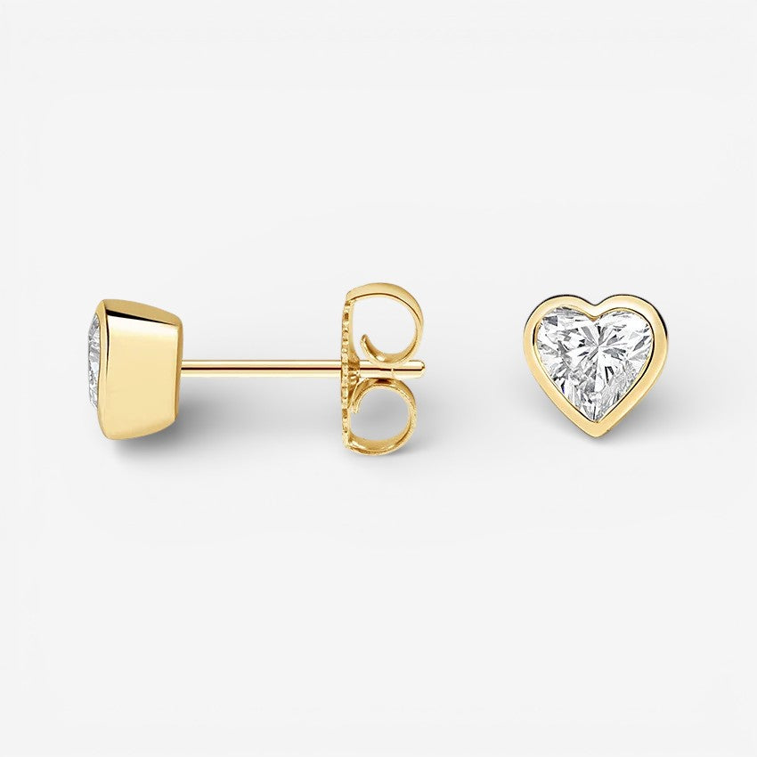 14kt yellow gold/1.00/push-back/top