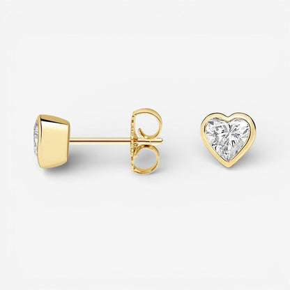 14kt yellow gold/1.00/push-back/top