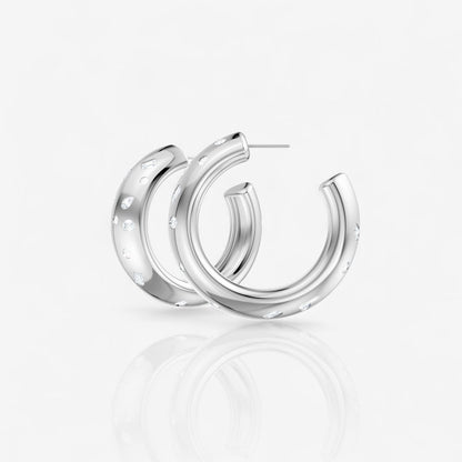 14kt white gold/side