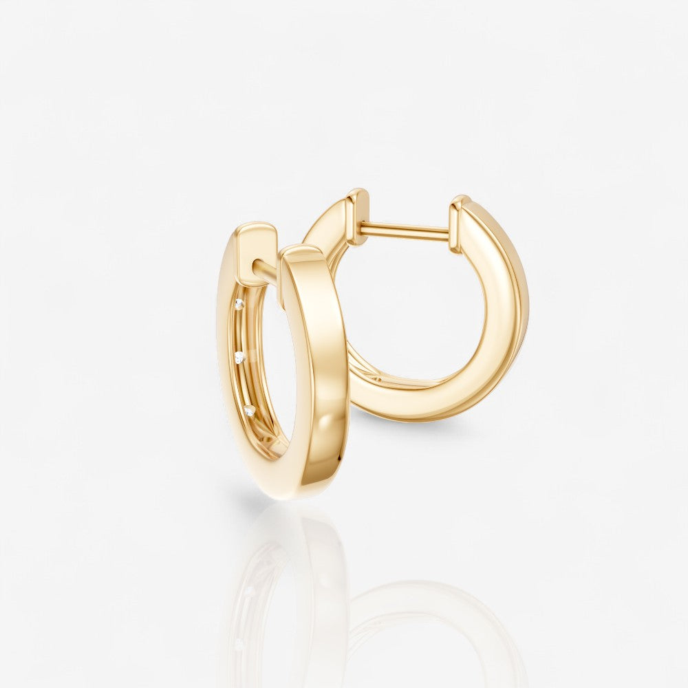 14kt yellow gold/side