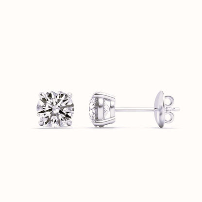14kt white gold/3.00/push-back/hover