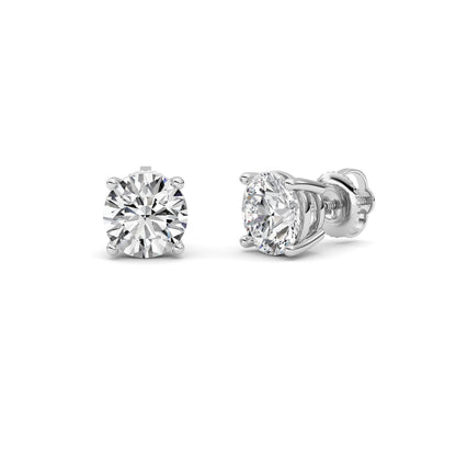14kt white gold/4.00/screw-back/hover