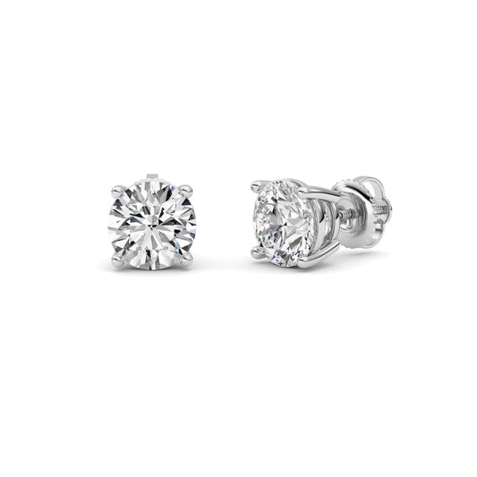 14kt white gold/4.00/screw-back/top