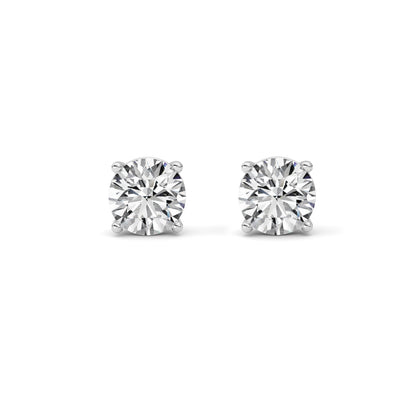 14kt white gold/4.00/screw-back/front